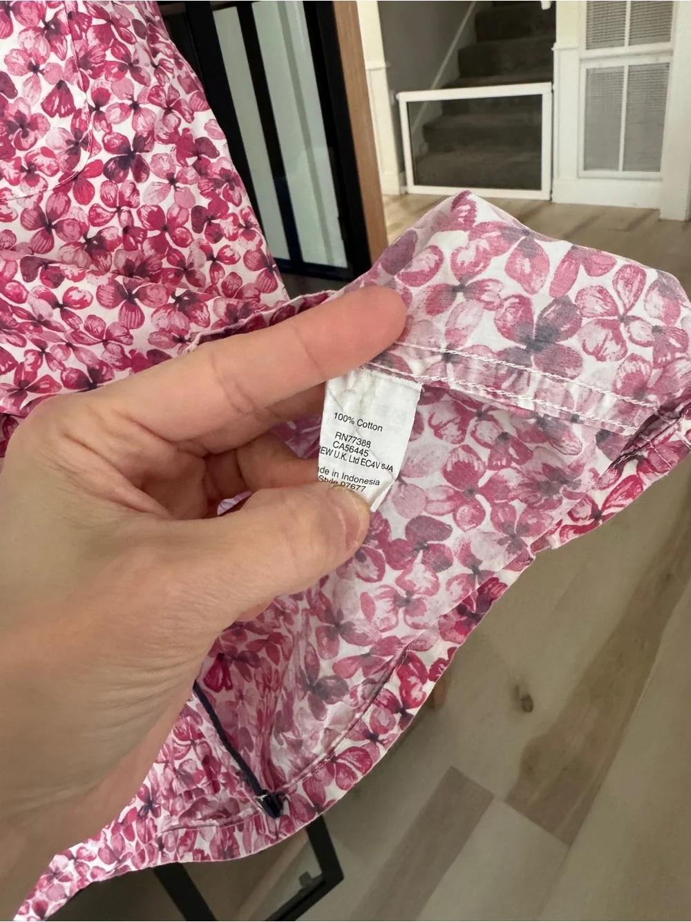 J. Crew x Liberty London floral print long sleeve shirt button down sleep pajama